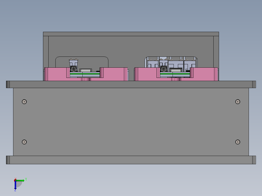 PCB 夹具 - 连接端口前视图