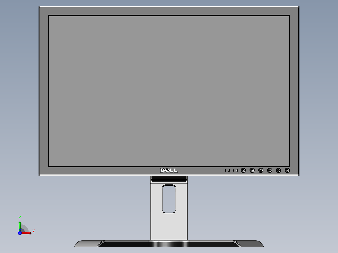 显示器、显示屏(3)前视图