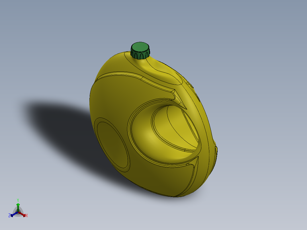 瓶子、罐子、桶(78)正等轴测图