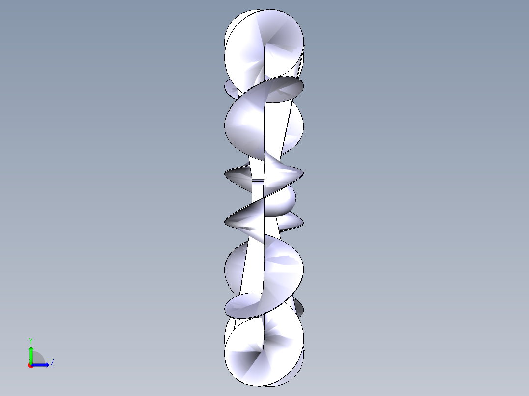 风车螺旋刀片左视图