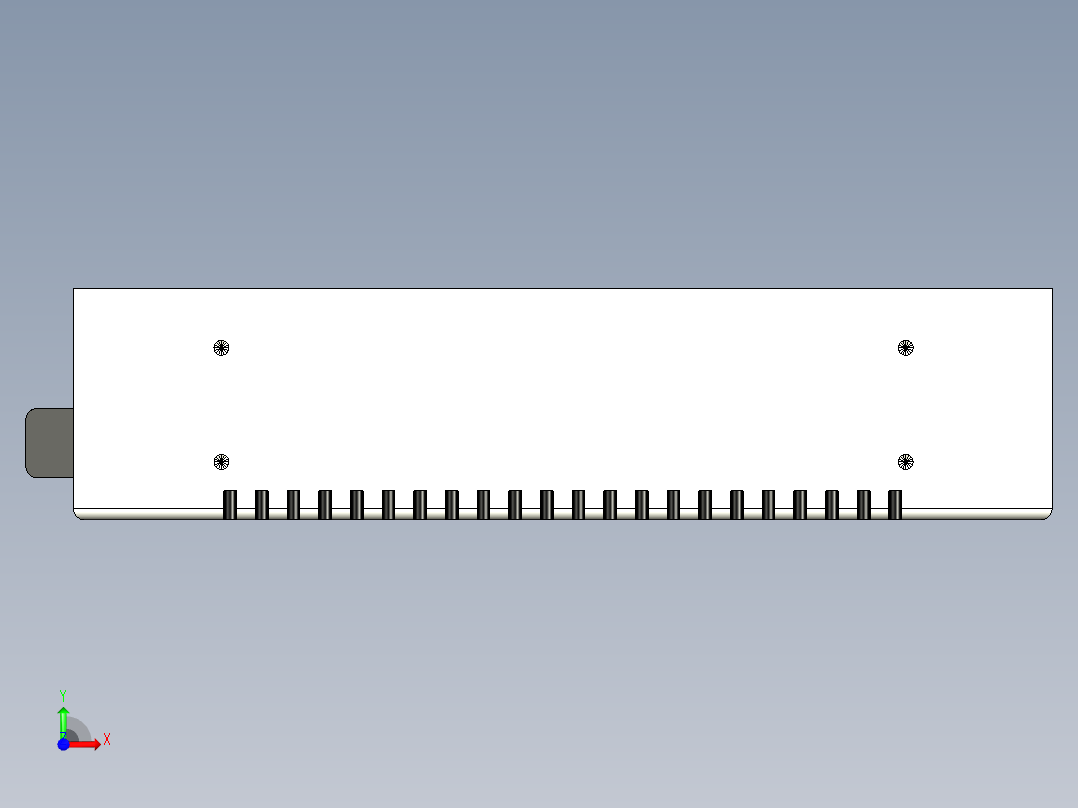 B2005214-24 VDC 13A 电源模块 meanwell前视图