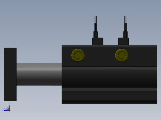 气缸MGPM25-25Z-M9BV(SMC)右视缩略图