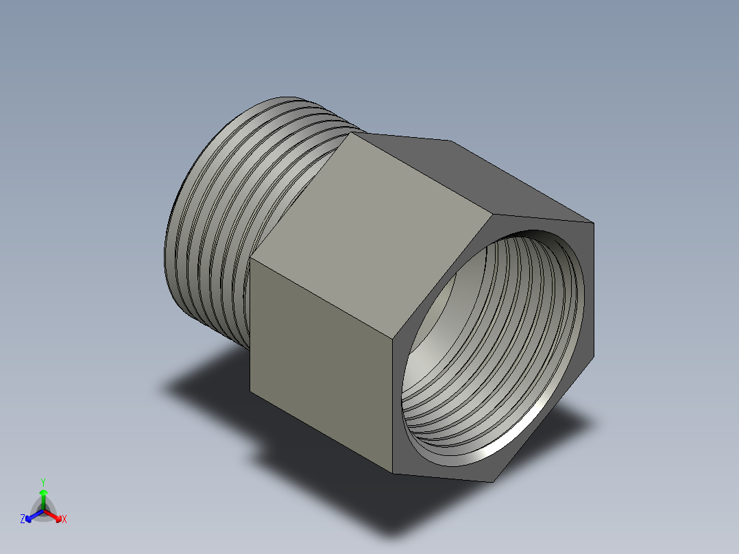 螺纹管转接头-内外丝等径 DN25