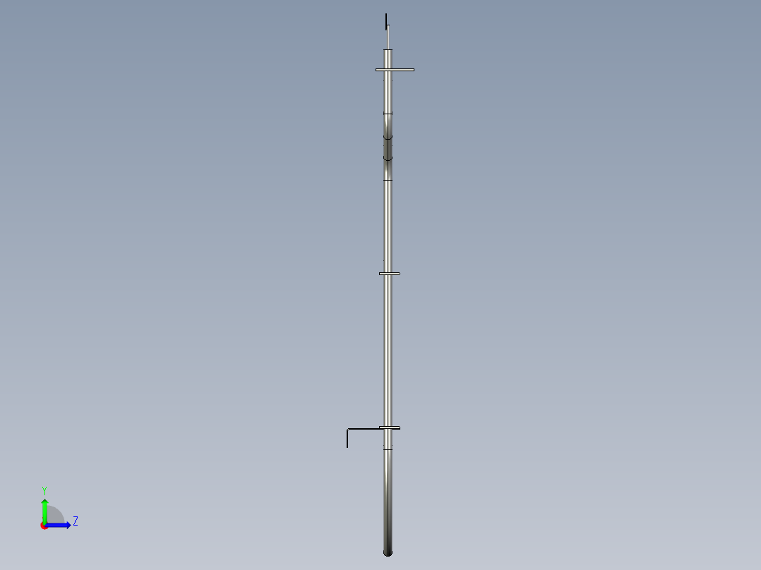 烤箱的电阻左视图