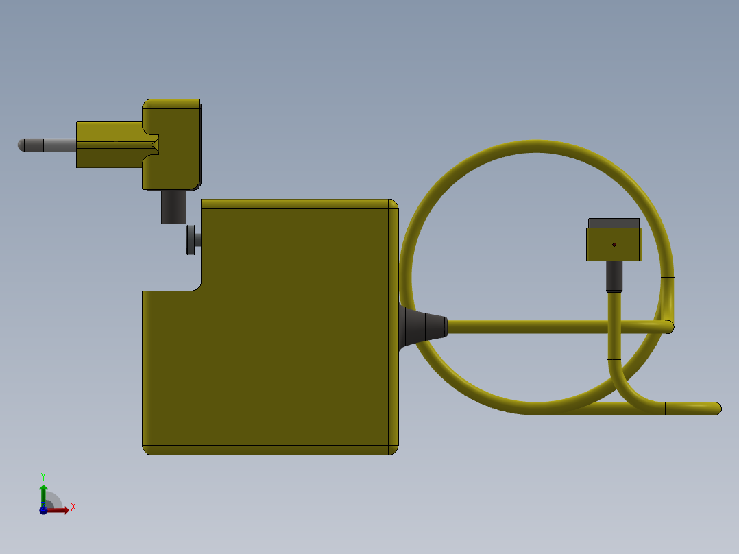 mac充电器11前视图