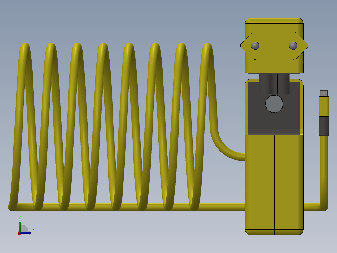 mac充电器11左视图