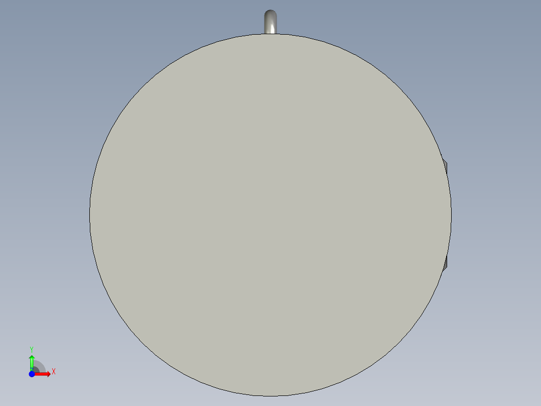 XW(D)型卧式单级外形摆线针轮减速机(天津标准)XWD11-3-135_电机前视图