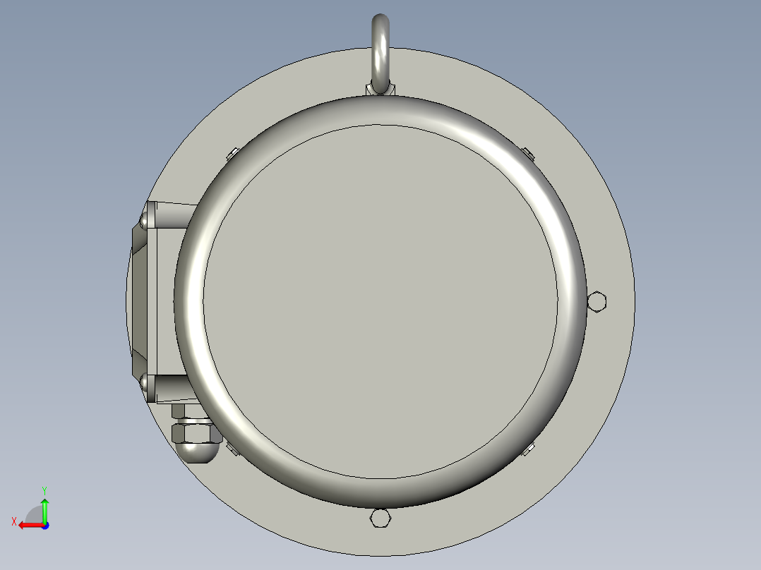 XW(D)型卧式单级外形摆线针轮减速机(天津标准)XWD11-3-135_电机后视图