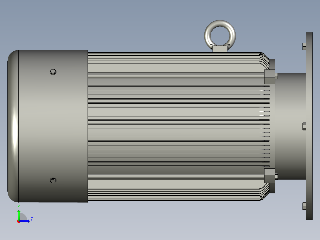 XW(D)型卧式单级外形摆线针轮减速机(天津标准)XWD11-3-135_电机左视图