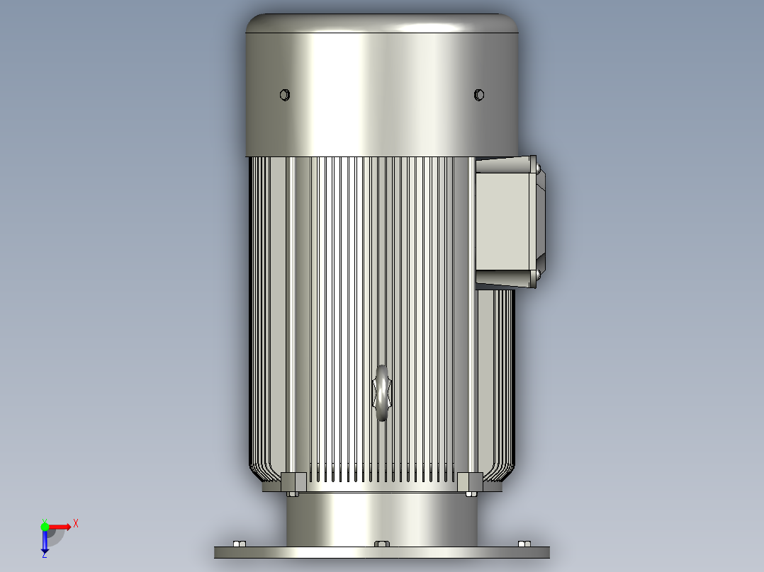 XW(D)型卧式单级外形摆线针轮减速机(天津标准)XWD11-3-135_电机俯视图