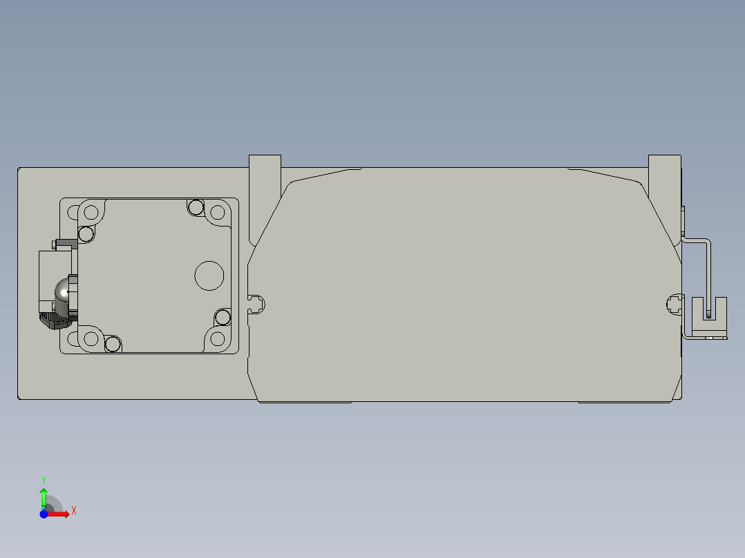 2伺服轴EDH17-LXX-100-BL-Y40-C4前视图
