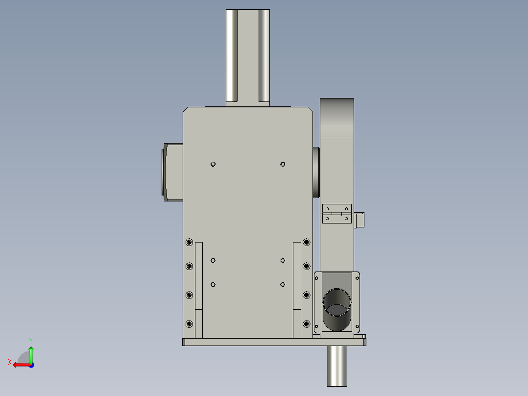 -锯切机构1022121后视图
