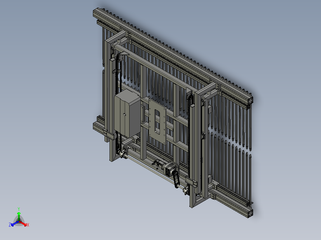TY231304-00-00A抱叉组件主视图