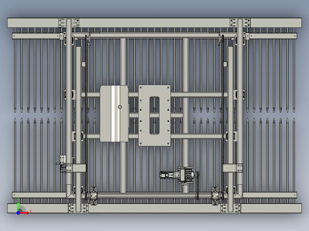 TY231304-00-00A抱叉组件前视图