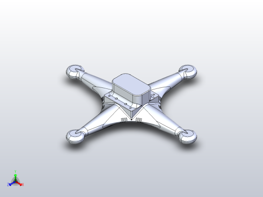 四肢无人机、正等轴测缩略图