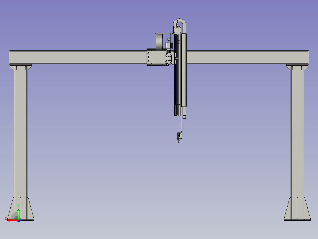 Panel2轴机械手后视图