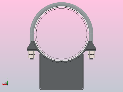 T16型管道支架后视缩略图