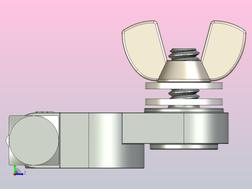 蓄电池负极端子夹左视缩略图
