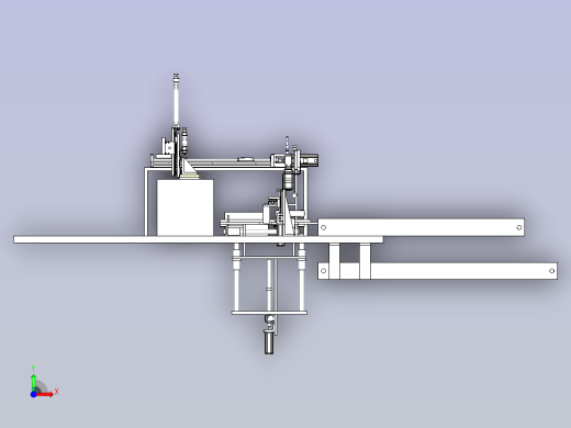 12片电池叠放设备图纸前视缩略图