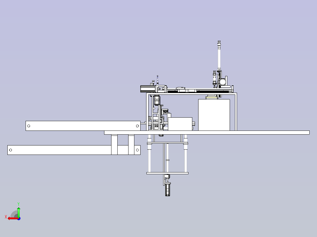 12片电池叠放设备图纸后视图