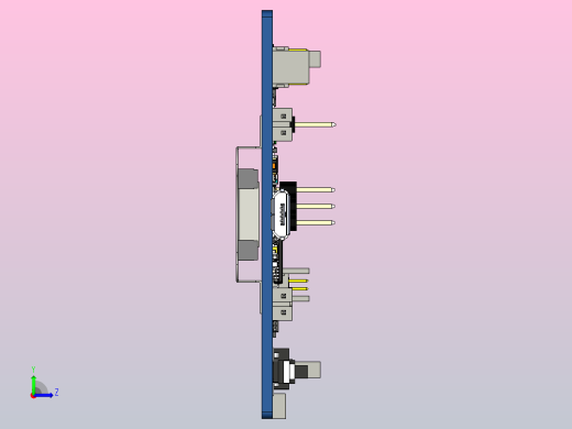 半导体nRF528xx蓝牙5.0原型开发板左视缩略图