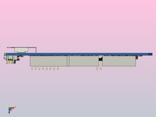 半导体nRF528xx蓝牙5.0原型开发板俯视缩略图