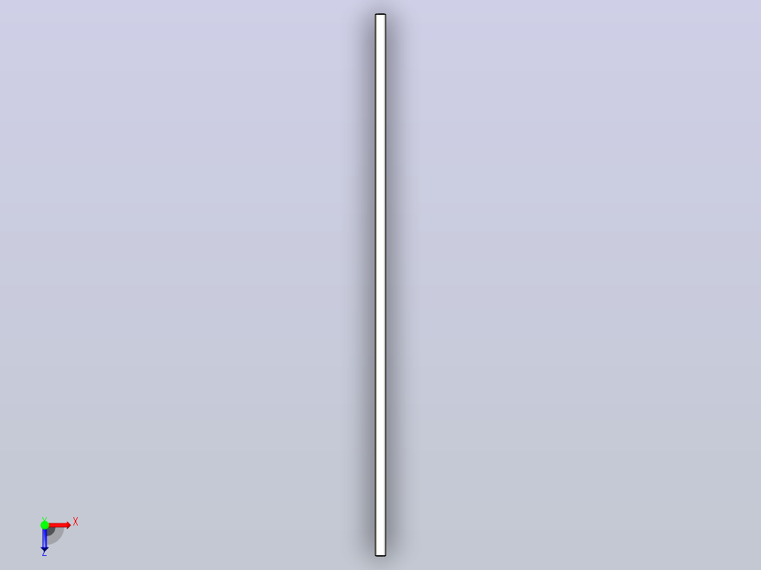 轴D8 x 400 mm H俯视图
