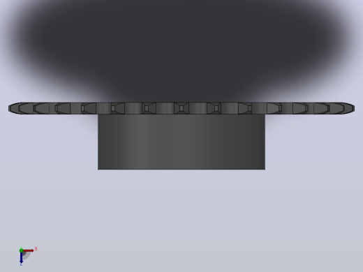直孔链轮05B型_31-05B-1俯视缩略图
