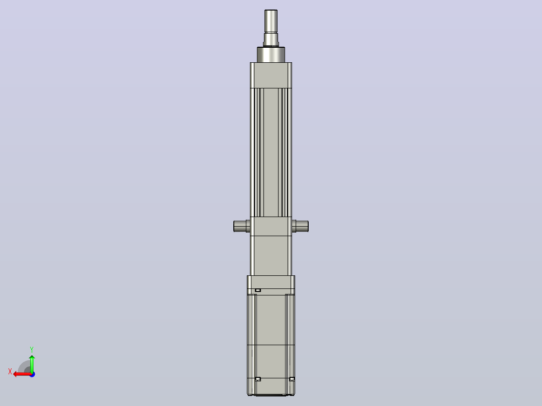 轻载电动缸TPA-ESR40-1210C-L50-M-TC-W-P40-C3后视图