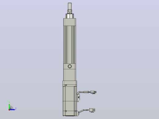 轻载电动缸TPA-ESR40-1210C-L50-M-TC-W-P40-C3左视缩略图