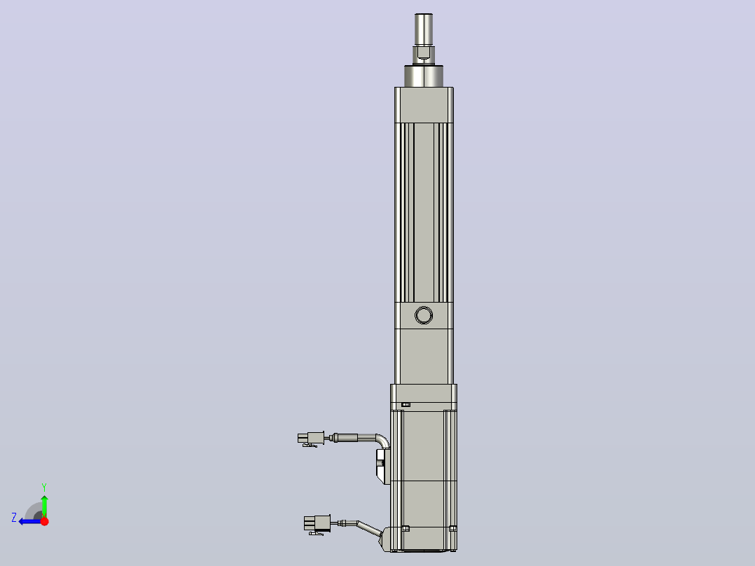 轻载电动缸TPA-ESR40-1210C-L50-M-TC-W-P40-C3右视图