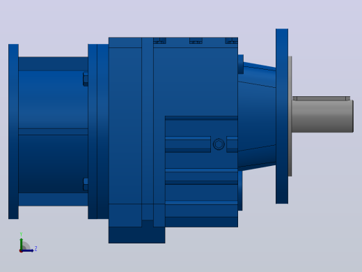 RF47ZP斜齿轮减速机RF47-3.83-M1-P71-Φ160左视缩略图