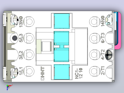 正泰接触器NC1-0901 220V俯视缩略图