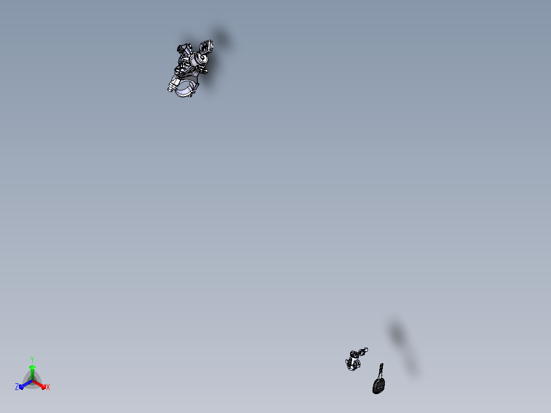 FNA3704001_点火开关装置正等轴测图