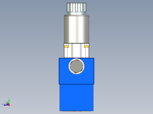M-4SEW10D(Y)电磁球阀右视缩略图