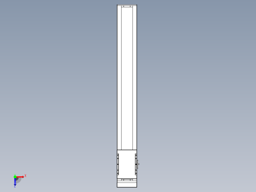 滚珠丝杠直线轴带导轨全封闭TPA-HCR-120D-1610C-L850-MP-Y-P40-N3俯视缩略图