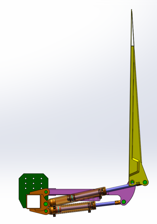 液压尾板设计与开发（SW+CAD+说明书）缩略图