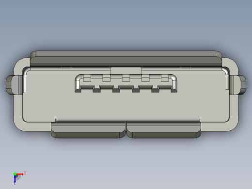 微型USB AB类型通过孔类型俯视缩略图
