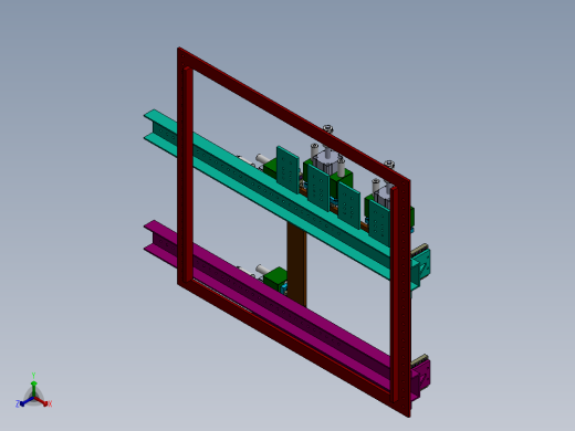 木工拼装工装正等轴测缩略图