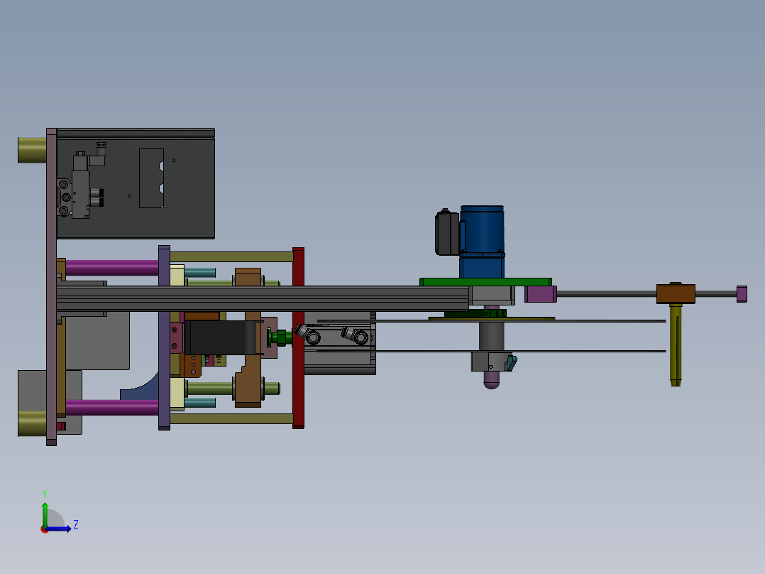自动裁切机sw17可编辑左视图