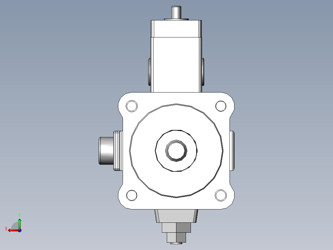 VPVC-F30液压泵后视图