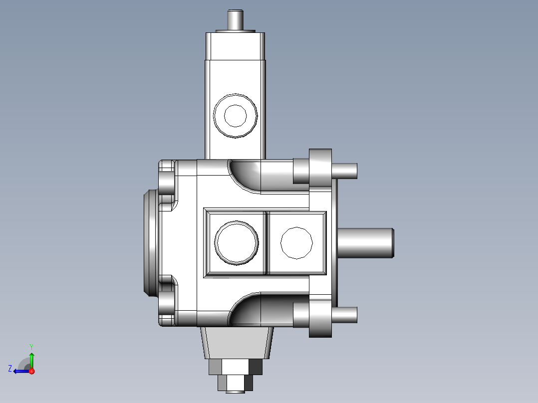 VPVC-F30液压泵右视图