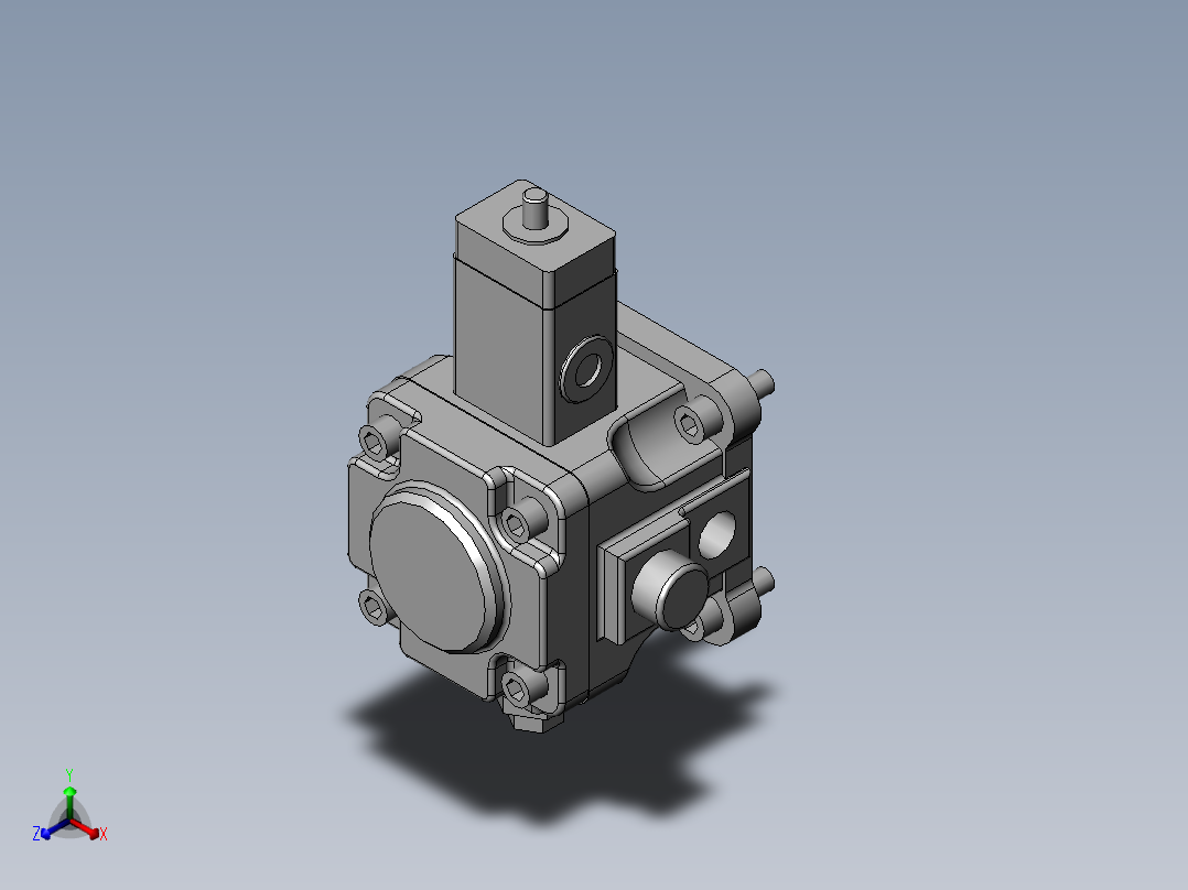VPVC-F30液压泵正等轴测图