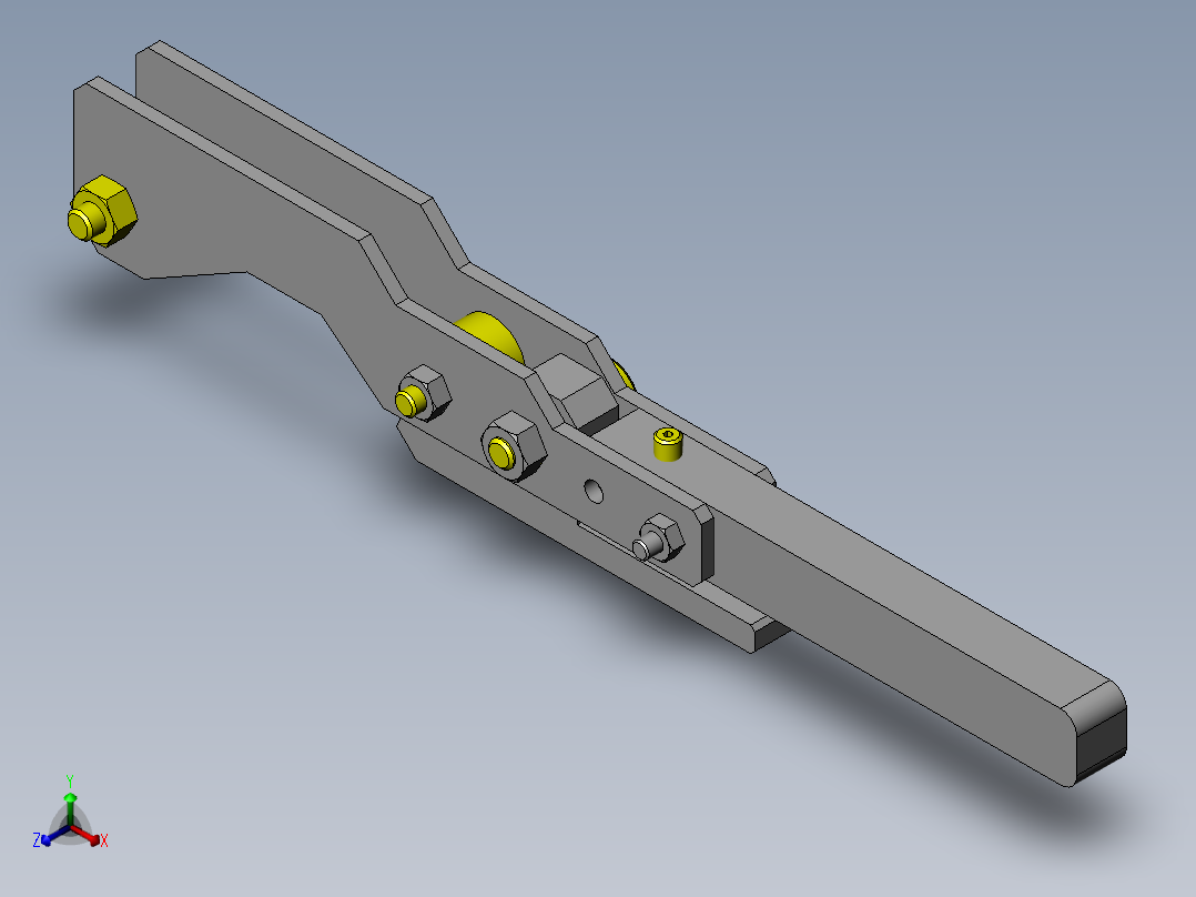 常用机械结构 (152)正等轴测图