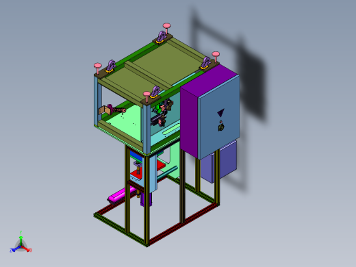 气动机械压装台