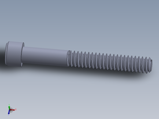 粗螺纹 SHCS 螺钉-SHCS 10-24.x1.5.SLDPRT
