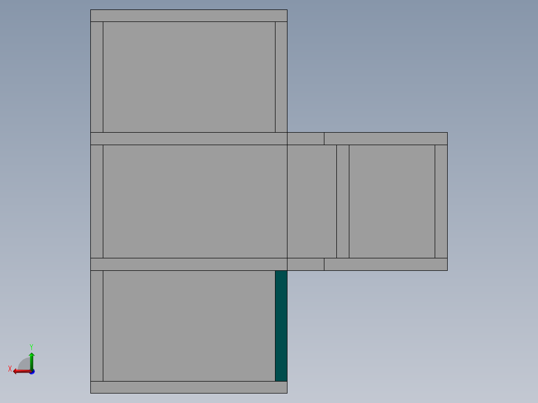 571现代化数控机床后视图