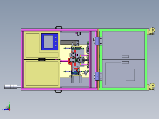 汽车连接器伺服折弯设备右视缩略图