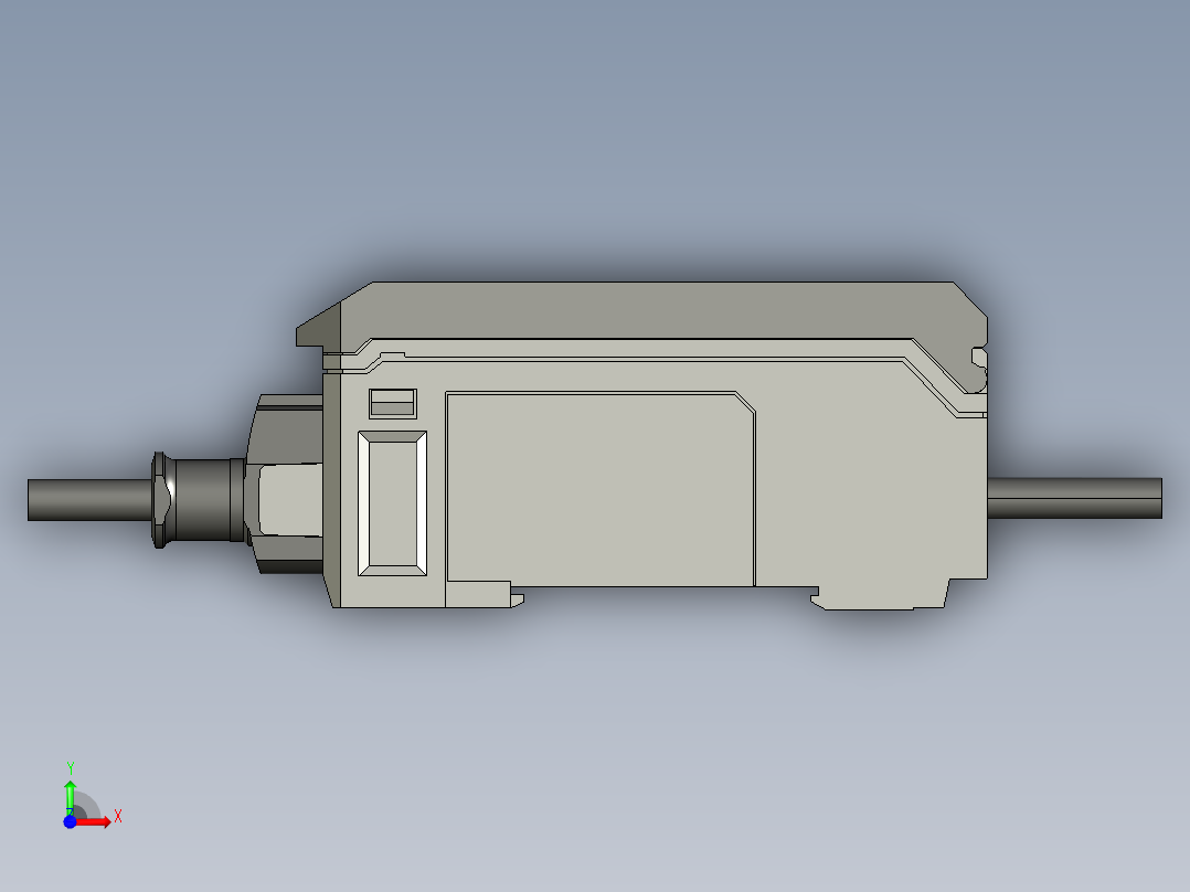 基恩士IG-1000_kc图纸模型前视图