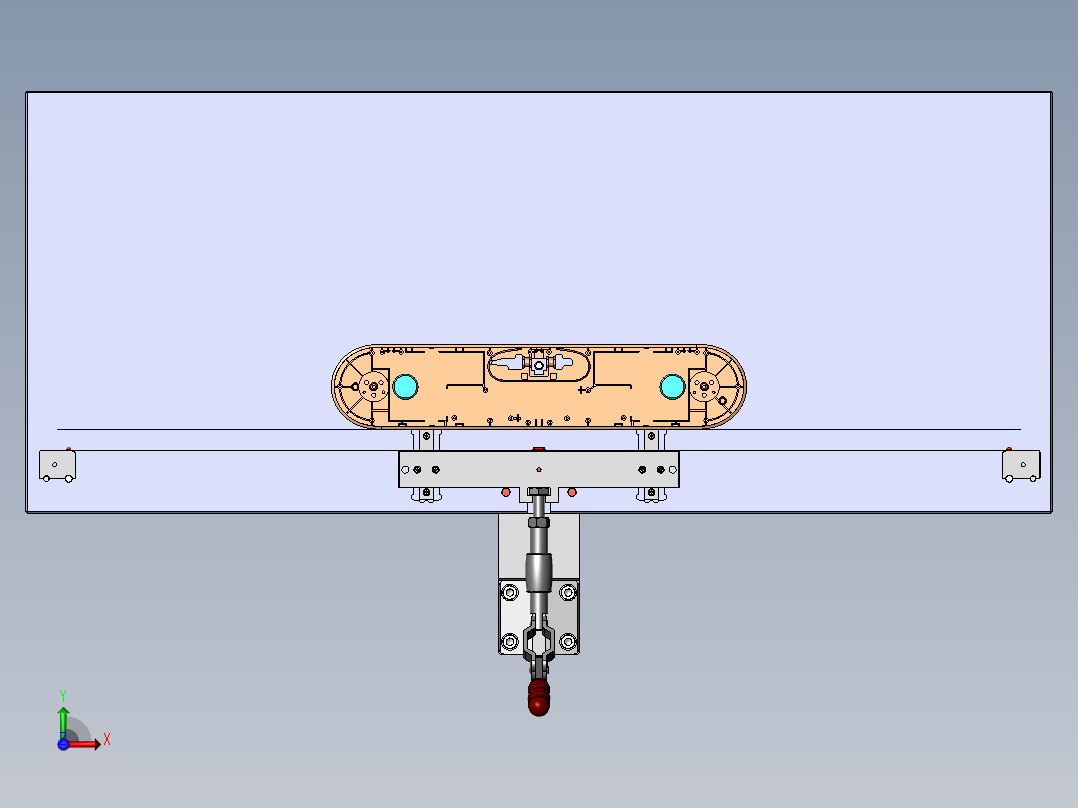 T0229-F04上壳贴保护模治具前视图